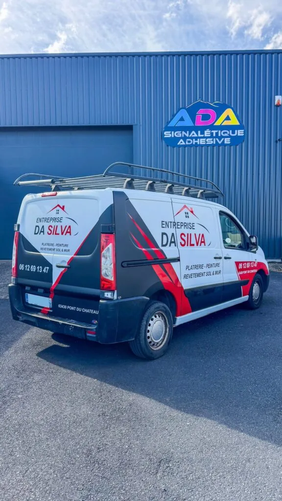 Semi-covering et marquage du Peugeot Expert Da Silva